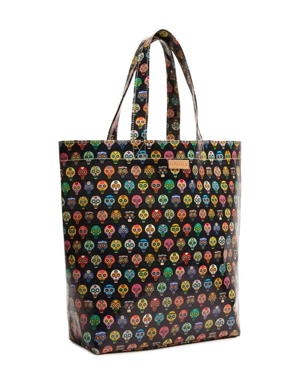 Consuela Tiny Sugar Skulls Basic Bag Large Tote Authentic - Picture 7 of 8